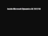 Download Inside Microsoft Dynamics AX 2012 R3 PDF Free