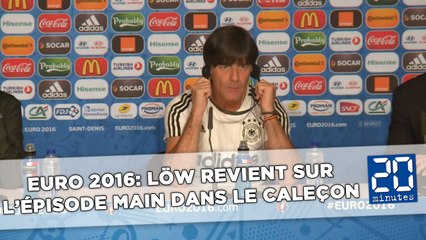 Euro 2016: Chopé la main dans le caleçon, Joachim Löw est «désolé»
