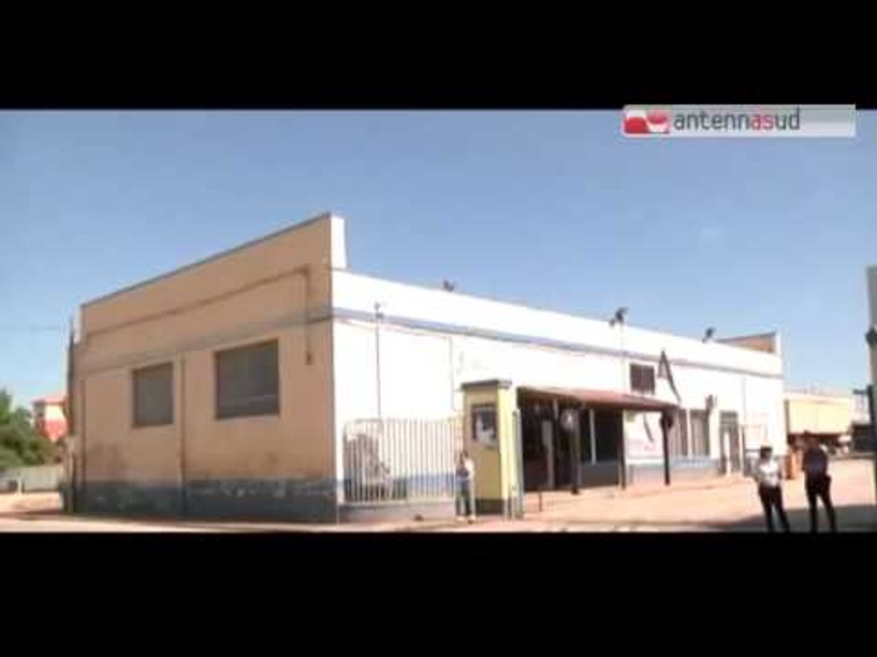 Tg Antenna Sud - Barletta,  sigilli al perimetro esterno della Timac