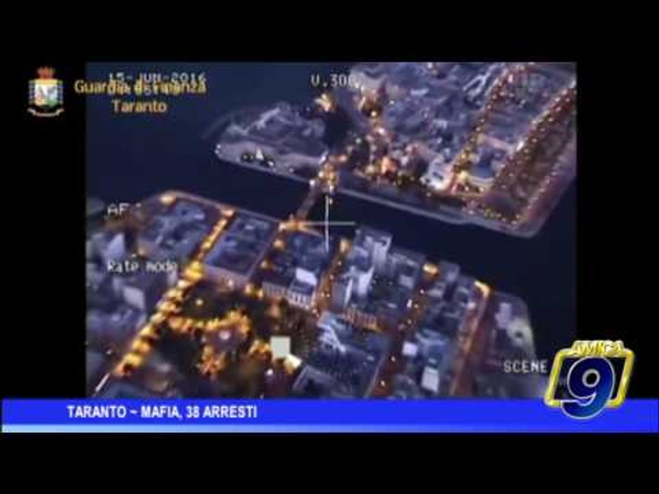 Taranto | Operazione antimafia, 38 arresti