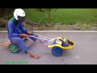 Con xe em mới chế mà tốc độ kinh hoàng quá các bác ạ @.@