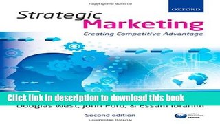 Read Strategic Marketing: Creating Competitive Advantage  Ebook Free