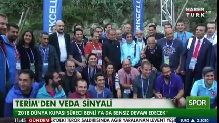 Fatih Terim'den veda sinyali