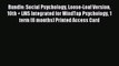 Read Bundle: Social Psychology Loose-Leaf Version 10th + LMS Integrated for MindTap Psychology