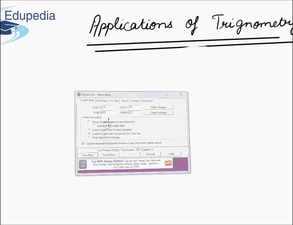 Practical Applications of Trigonometry-Part 1