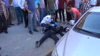 Keşan Kaskı ve Koruyucu Kıyafeti Sayesinde Kazayı Hafif Yaralı Atlattı