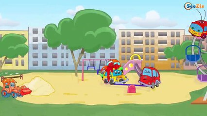 Compilation Cartoons - 1 Hour for children. Ambulance - Emergency Vehicles. Racing Cars for kids