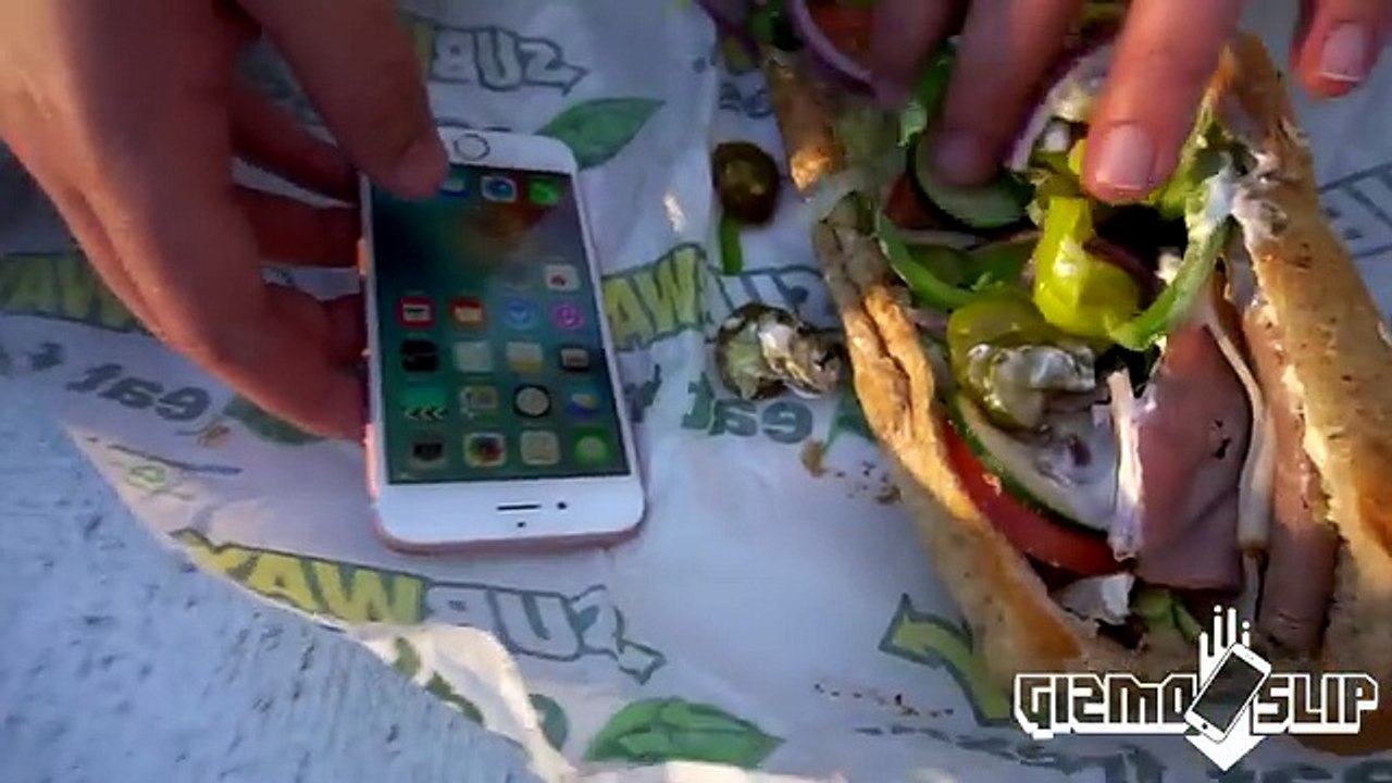 Can Subway Sandwich Protect iPhone 6s from Extreme 100 FT Drop