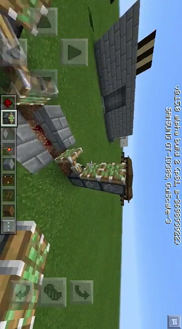 Minecraft Pe Tutorial Episode 1 3x2 Piston Door Video Dailymotion