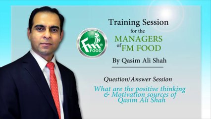 Motivation Sources of Qasim Ali Shah