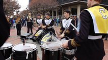 Drum Line warm up UCB Cal Band 11/29/14 - (Long Version)