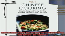 read here  Chinese Cooking Simple Easy and Tasty Stir Fry Chinese Recipes Take Out Style  Vol 1