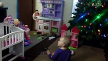 TOY Trolley Cart  Baby Doing Grocery Shopping  Toys Song.MP4