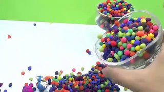 Play Doh kinder surprise dippin dots Peppa Pig Mickey Mouse Lego frozen video funny