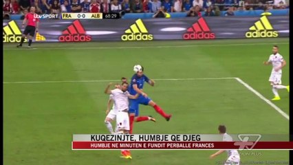 Shqipëria humbet me Francën - News, Lajme - Vizion Plus