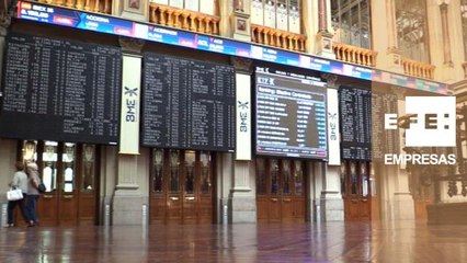 La Bolsa española modera las caídas al mediodía y roza los 8.200 puntos