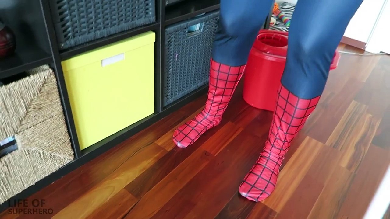 SPIDERMAN vs VENOM - FART Attack - Funny SuperHero Movie in Real Life