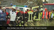 Construction worker dies as bridge collapses in Germany