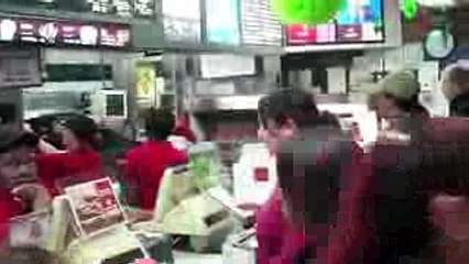 Crazy Lady Freaks Out At Mcdonald's