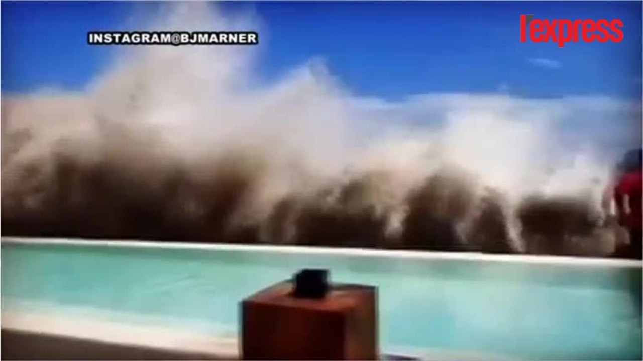 Des vagues gigantesques déferlent sur Bali et font deux victimes