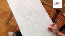 Moda Tasarım Stilistlik - Canlı Model Karakalem
