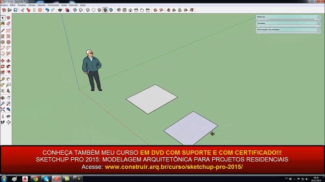Curso SketchUp Básico Gratuito 9/40: Ferramentas Escala e Equidistância