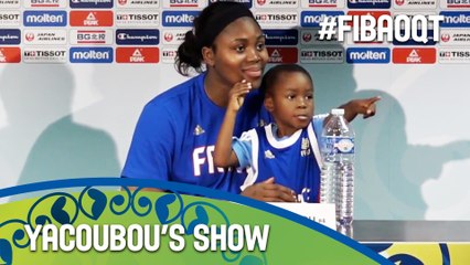 Yacoubou's son Espoir steals the show! - 2016 FIBA Women's Olympic Qualifying Tournament
