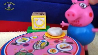Pregnant Peppa Pig has a baby gives birth in hospital new episode with play doh