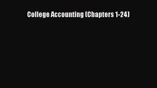 Download College Accounting (Chapters 1-24) PDF Free