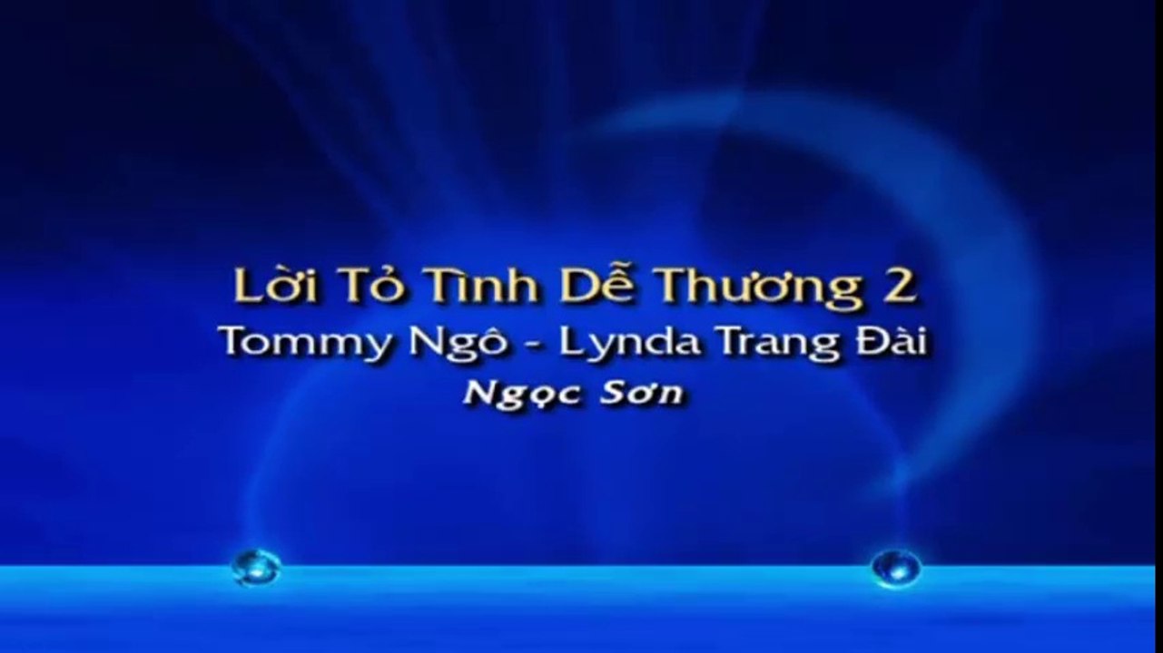 Karaoke Lời Tỏ Tình Dễ Thương 2 - Tommy Ngô & Lynda Trang Đài