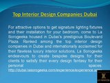 Top Interior Design Companies in Dubai