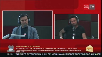 Radio Radio Lo Sport - Totò Schillaci (parte 3) - 16 giugno 2016
