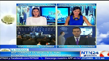 Foro Económico Mundial ayudará a buscar oportunidades de inversión para el posconflicto: presidente de ProColombia