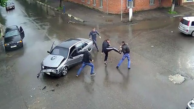 Russie : bagarre après un accident de la route