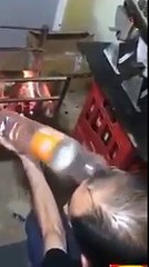 Souffleur avec 2 bouteilles en plastique