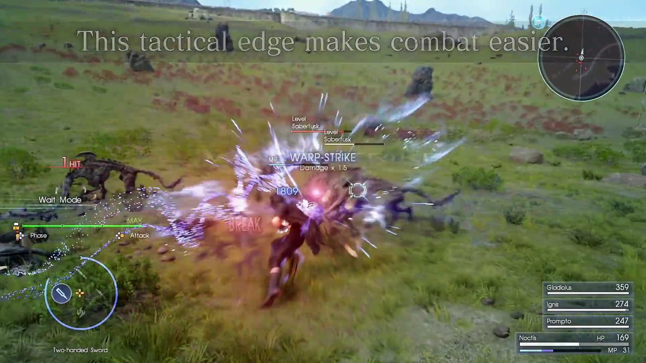 FINAL FANTASY XV - Wait Mode