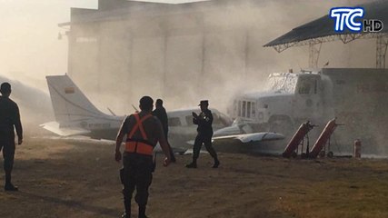 Avioneta se accidentó en Guayaquil