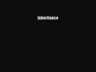 Read Books Inheritance E-Book Free
