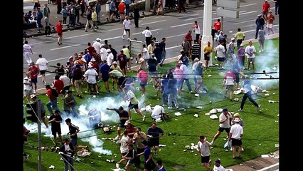 England fans chant about ISIS in Marseille before Euro 2016 begins