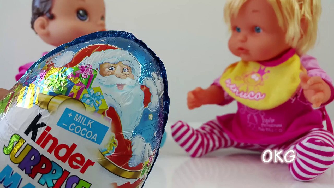 Baby Dolls Alive Nenuco Stop Motion Opening Christmas Kinder Surprise Egg Animation