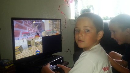 My kids found stampys lovely world on minecraft