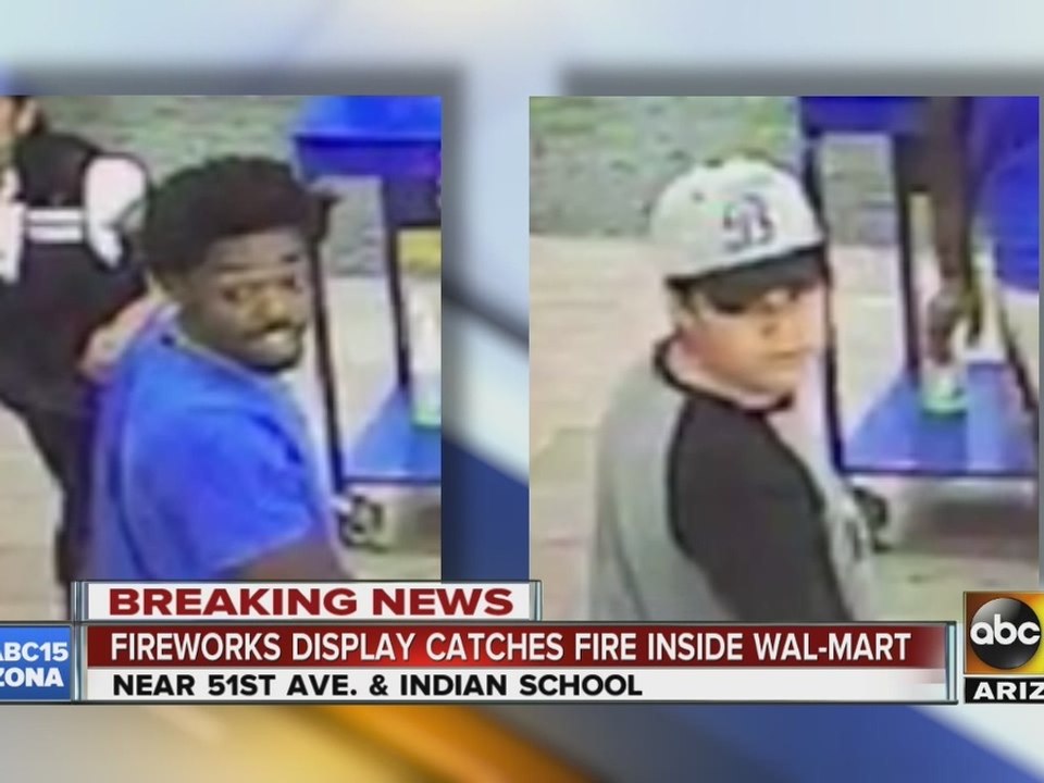 Two sought in Walmart fire