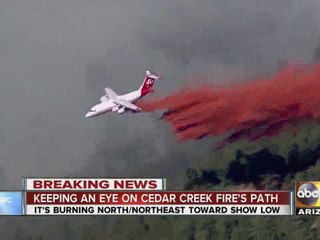 ABC15 keeping an eye on Cedar Creek Fire's path