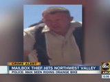 Mailbox thief hits northwest Valley