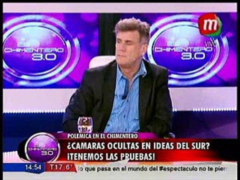 ¿Cámaras ocultas en Ideas del Sur?