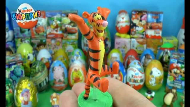 Киндер Сюрприз Ну, Погоди Маша и Медведь Surprise eggs Mickey Mouse Disney Pixar Peppa Pig Киндер