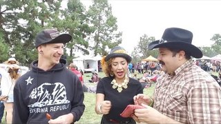 Teaching Gueritos How To Dance Cumbia at TacoTopia 2016