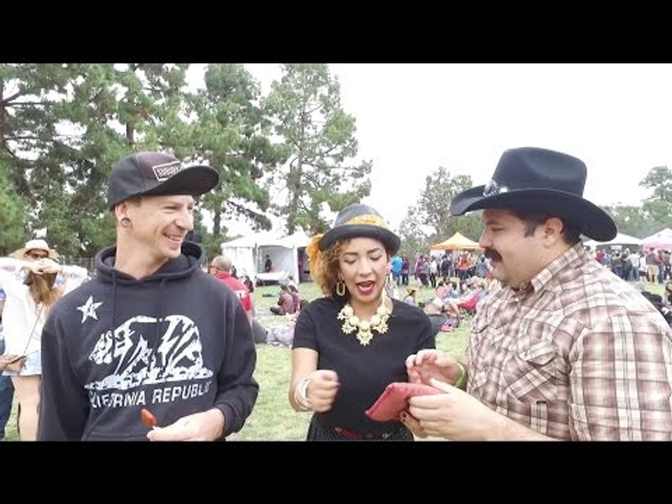 Teaching Gueritos How To Dance Cumbia at TacoTopia 2016