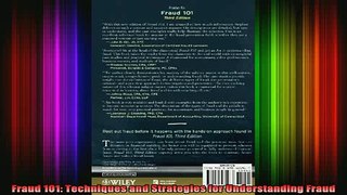READ book  Fraud 101 Techniques and Strategies for Understanding Fraud Full Free