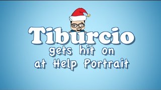 Tiburcio Gets Hit On (at Help Portrait) by Eddie G!